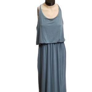 Zenana Premium Maxi dress, blue, sz 1x